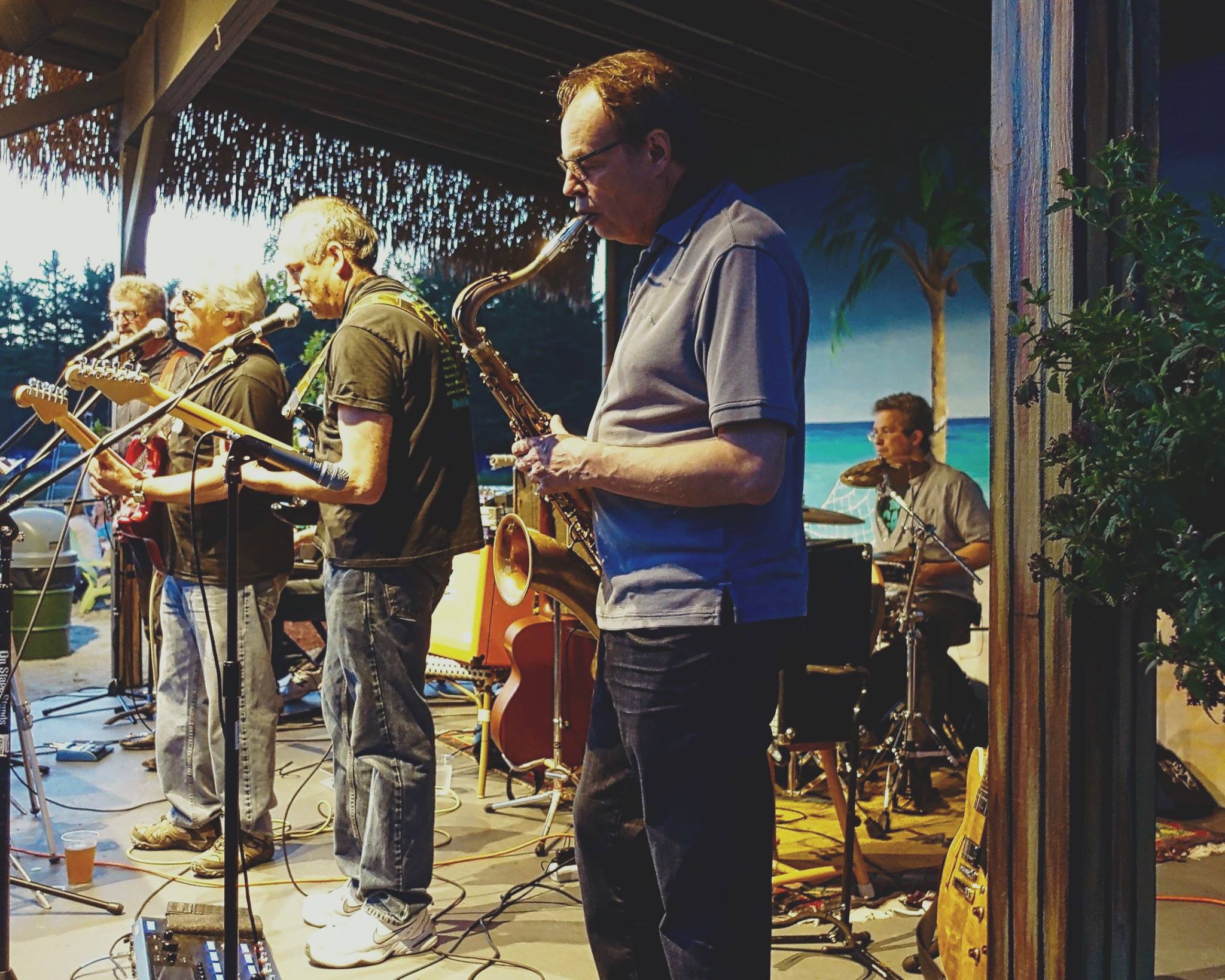 Erik's 50th birthday party at MCats Tiki Bar gig.